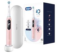 Oral-B iO Series 6 Brosse à dents électrique, 5 modes de brossage pour soins dentaires, technologie magnétique, écran et étui de voyage, édition sensible, cadeau pour homme/femme, conçue par marron,