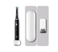 Oral-B iO Series 6 Brosse à Dents Rotative Adulte Noire - 5 Modes, Minuteur 2min, Capteur Pression, Batterie Intégrée, 1 Poignée & Brossette