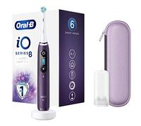 Oral-B iO Series 8 Brosse à Dents Électrique Rechargeable avec 1 Manche Intelligence Artificielle, 1 Brossette et 1 Étui de Voyage Premium Offert