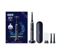 Oral-B iO Series 9 Brosse à dents électrique, 2 brossettes, 7 modes de brossage pour les soins dentaires, analyse 3D, écran couleur et étui de voyage de charge, conçue par Braun, onyx noir