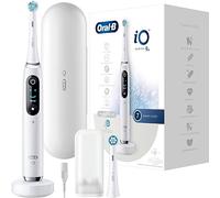 Oral-B Brosse à dents électrique iO 9N – 2 brossettes, 7 modes, écran couleur – Blanc