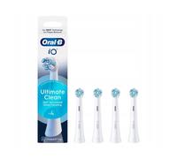 Oral-B iO Ultimate Clean Têtes de Rechange Blanc x4 - Nettoyage en profondeur