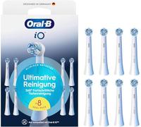 Oral-B iO Ultimate Cleaning Original Lot de 8 têtes de brosse à dents de rechange pour brosses à dents électriques Oral-B iO Blanc