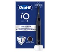Oral-B iO2 Brosse À Dents Électrique Noire, 1 Brossette
