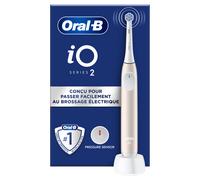 Oral- iO 2 Brosse A Dents Electrique Rose Clair Pour Adultes, 3 Modes De Nettoyage, Doux Pour Les Gencives, Brossage Souple, Accessoires, Brossette Oral B De Rechange, Chargeur