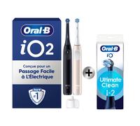Brosse À Dents Électrique Oral-B Io2 Duo Noire Et Rose