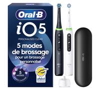 Oral-B iO 5 Pack 2 brosses à dents électriques avec brossettes