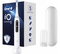 Oral-B | iO5 | Elektryczna szczoteczka do zębów | Akumulatorowa | Dla dorosłych | ml | Liczba główek | Całkiem biała | Liczba główek szczoteczki w zestawie 1 | Liczba trybów szczotkowania zębów 5