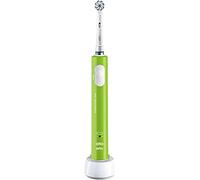 Oral-B Junior Brosse À Dents Électrique Rechargeable Avec 1 Manche Et 1 Brossette, Enfant De 6 Ans Et Plus, Vert, Pour Un Brossage En Douceur