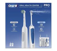 Oral-B Idropulsore Health Center Adulte Brosse à dents rotative oscillante Bleu, Blanc