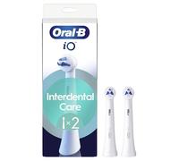 Oral-B Lot De 2 Brossettes Interdentaires De Rechange AUTHENTIQUES, Brossage En Profondeur Dans Les Zones Difficiles D’Accès, Brossette Ronde Interdental Clean Oral B Pour Les Brosses Electriques iO