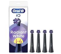 Oral-B iO - 4 brossettes Radiant White Noires - 12 mois