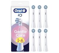 Oral-B Lot De 6 Brossettes De Rechange Gentle Care, AUTHENTIQUES, Blanches, Brossage Le Plus Doux, Conviennent Aux Gencives Sensibles, Brossette Ronde Pour Les Brosses A Dents Electriques Oral B iO