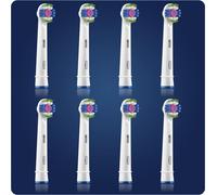 Oral B Oral-B 3D White - Met CleanMaximiser-technologie - Opzetborstels - 8 Stuks