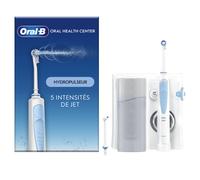 Oral-B Oral Health Center Hydropulseur avec fil dentaire à l'eau, 1 canule Oxyjet, 1 canule Water Jet