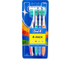 Oral-B Pack Brosses à Dents 123 Shiny Clean 4uts