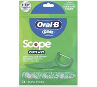 Oral B Plus Scope Outlast Lot de 6 sachets de 75 porte-fils dentaires Menthe longue durée