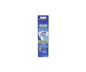 Oral-B Precision Clean Lot de 4 brossettes anti-bactériennes pour éviter la croissance bactérienne sur les poils