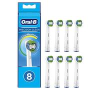 Oral-B Precision Clean Lot de 8 brossettes de rechange pour brosse à dents électrique avec poils CleanMaximiser pour un soin dentaire optimal