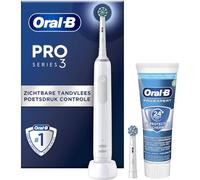 Oral-B PRO 3 3800 White Pro-Expert Edition + Tandpasta, blanc