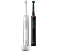Oral-B Pro 3 Special Edition 3900 - Brosse à dents - blanc et noir (pack de 2) Noir / Blanc G