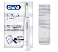 ORAL-B PRO 3500 WHITE +TRAVEL CASE STRIKING GREY