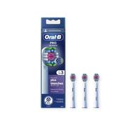 Oral-B Pro 3D White 3 pièce(s) Blanc
