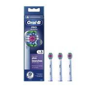 Oral-B Pro 3D White 3 pièce(s) Blanc