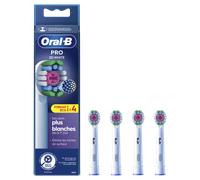 Oral-B Pro 3D White Brossettes Pour Brosse À Dents, Pack De 4 Unités