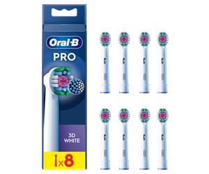 Oral-B Pro - 8 brossettes 3D White - 24 mois