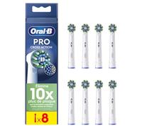 Oral-B Pro Cross Action Brossettes pour Brosse à dents électriques, Pack De 8 Unités