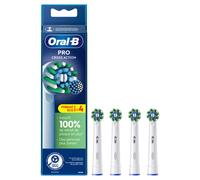 Oral-B Têtes de brosse de rechange Pro Cross Action – forme en X, poils coudés – Lot de 4