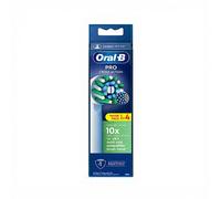 Oral-B Pro Cross Action Lot de 4 têtes de brosse à dents électrique en forme de X et poils coudés pour enlever la plaque dentaire Noir