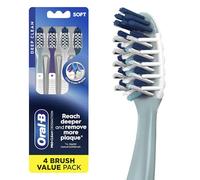 Oral-B Pro-Health Lot de 4 brosses à dents tout-en-un, la couleur peut varier