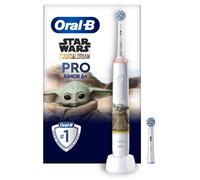 Oral-B Brosse à dents électrique PRO3 Junior Yoda – Enfant rotative 6 ans et plus Multicolore