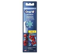 Oral-B Pro Kids Brossettes Spiderman, Marvel /Reine des Neiges, Disney, Pack De 4 Unités