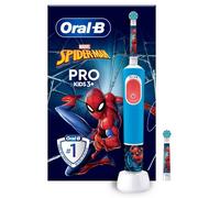 Oral-B Vitality Pro Kids Spiderman Enfant Brosse à dents rotative oscillante Bleu, Rouge