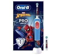 Oral-B Vitality Pro Kids Spiderman Enfant Brosse à dents rotative oscillante Bleu, Rouge