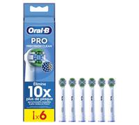Oral-B Pro Precision Clean Brossettes pour Brosse à dents électriques, Pack De 6 Unités