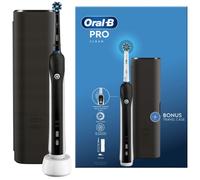 Oral-B Pro Series 1 Black Electric Toothbrush with Case + Brush Head - Black