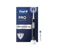 Oral-B Pro Series 1 Brosse a Dents Electrique Noire, 2 Brossettes, Conçue Par Braun