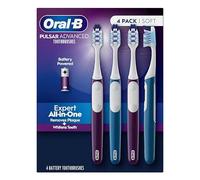 Oral-B Pulsar Advanced All-in-One Brosse à dents souple (1 paquet de 4))