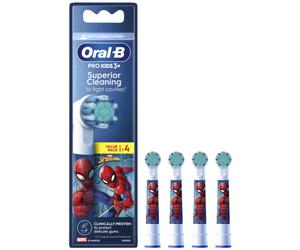Oral-B Refill Kids Spiderman Têtes De Brosse 4 Pièces