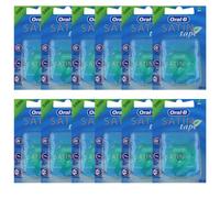 Oral-B Satin Tape - Menthe - Fil dentaire 25 m - Lot de 12 (12 x 25 m)