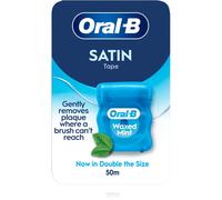 Oral-B Satin Tape Waxed Mint fil dentaire menthe 50 m