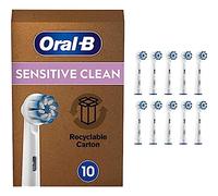 Oral-B Sensitive Clean Brossettes De Rechange (Pack De 10) Pour Brosse À Dents Électrique Format Spécial Boîte Aux Lettres