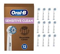 Oral-B Sensitive Clean Brossettes De Rechange (Pack De 12) Pour Brosse À Dents Électrique Avec Technologie Clean & Care