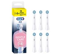 Oral-B Série iO Gentle Care, Brossettes rondes de rechange Authentiques, Convient aux Gencives sensibles, 6