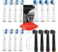 Oral-B Set de 16 brossettes de rechange compatibles avec Braun