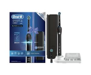 Oral-B SmartSeries Smart 4 4500 Black Edition Adulte Brosse à dents rotative oscillante Noir